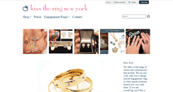 Desktop Screenshot of kisstheringnewyork.com